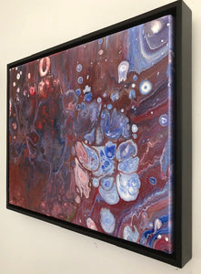 Original Artwork - "Jellyfish Dreams" 16in x 20in x 1.5in Framed Mixed Media on Canvas