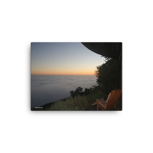 A Seat Above the Fog in Big Sur - Original Photo on Canvas by Holly Simmons