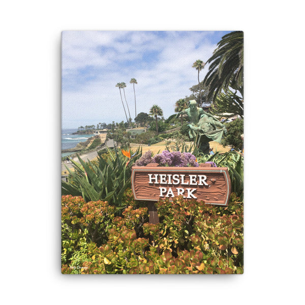 Heisler Park Laguna Beach - Original Photo on Canvas by Holly Simmons