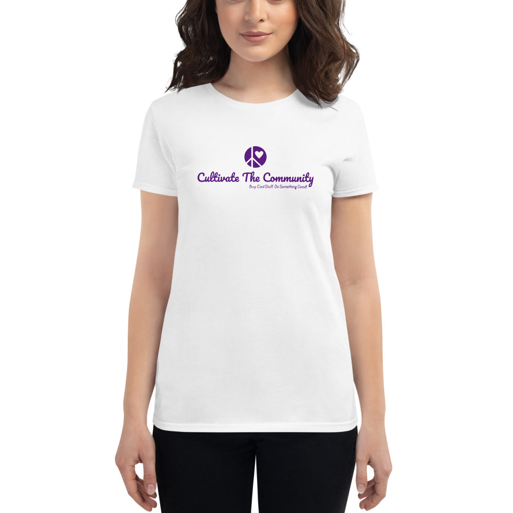 Women's short sleeve t-shirt with CTC logo