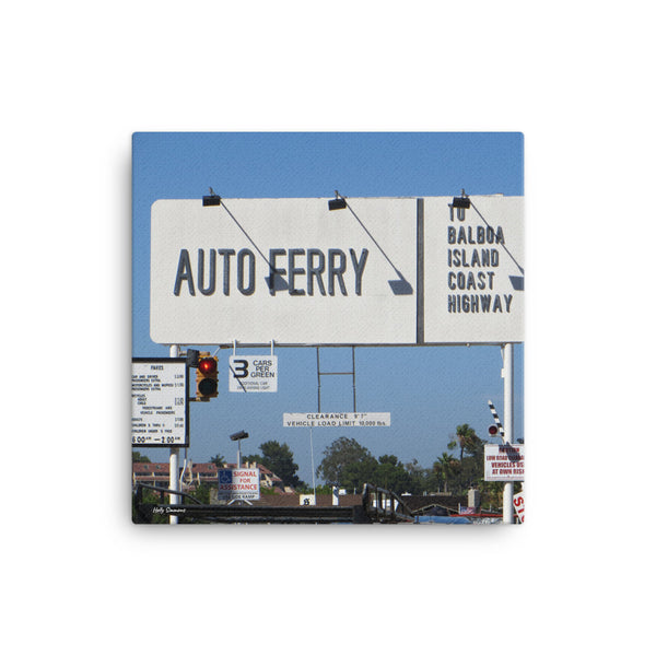 Newport Beach Ferry - Original Photo on Canvas by Holly Simmons